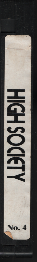 High Society No. 4 Unbranded VHS 071524EBVHS2