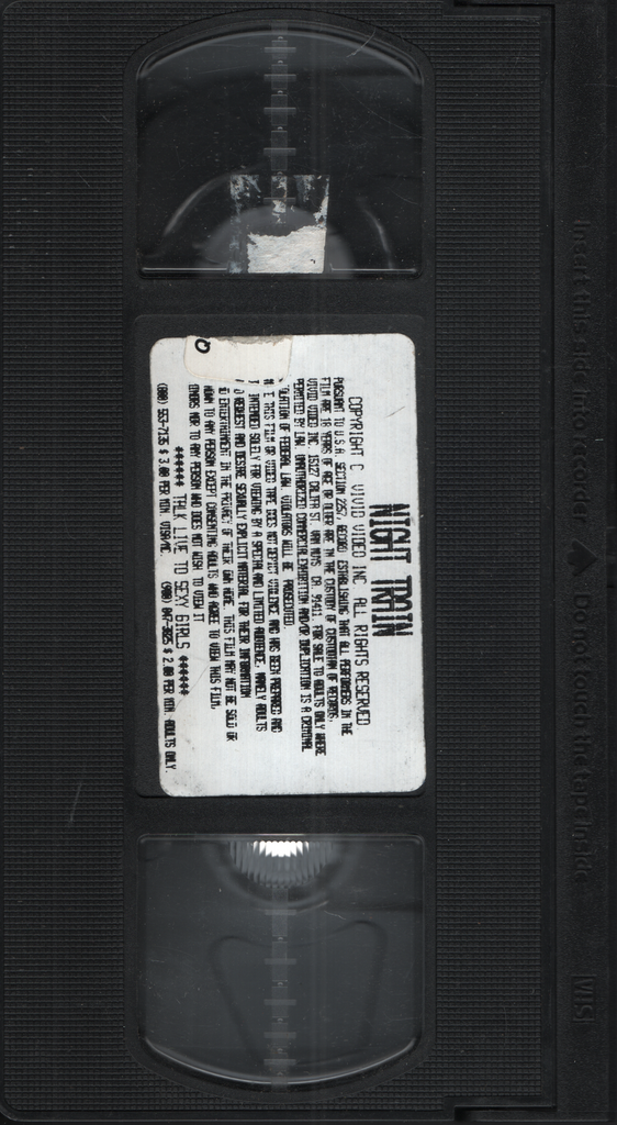 Night Train Vivid Video VHS 071524EBVHS2