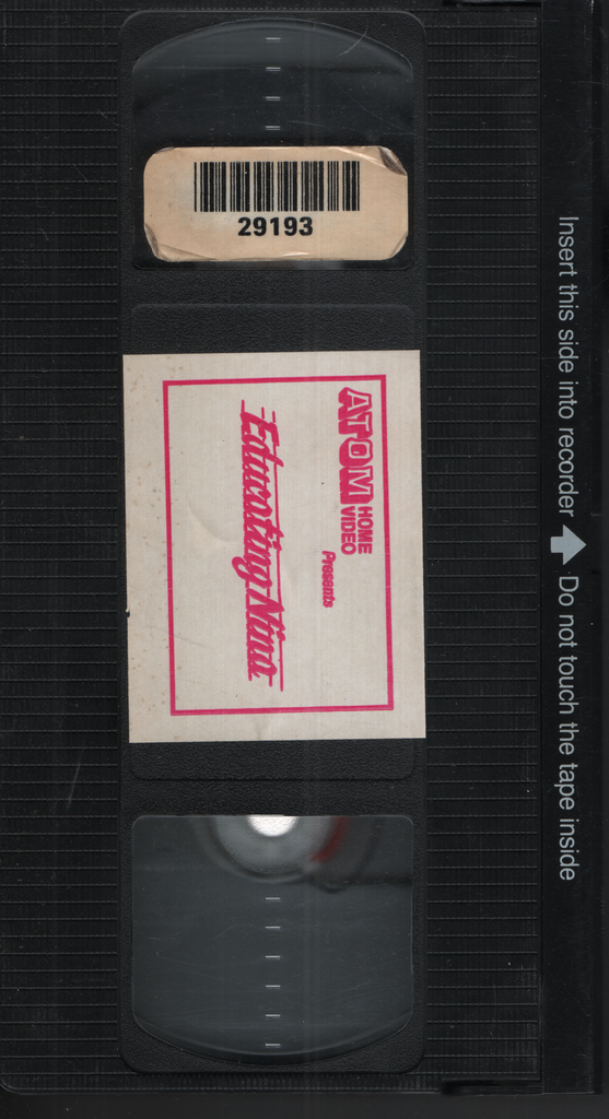 Educating Nina Atom Home Video VHS 071624EBVHS