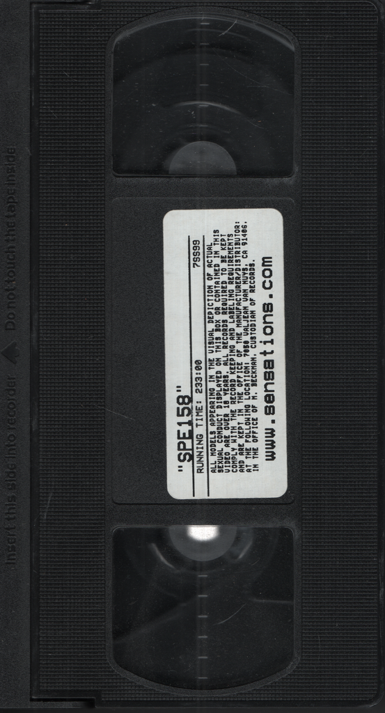 SPE158 Sensations VHS 071624EBVHS