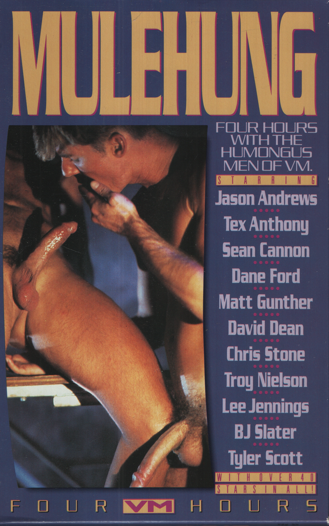 Mulehung Jason Andrews Tex Anthony Vivid Video Gay VHS 2000 071824EBVHS3