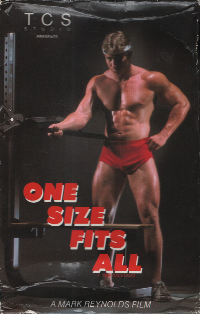One Size Fits All Mark Rebel Brad Walsh TCS Studio Gay VHS 1984 072224EBVHS3