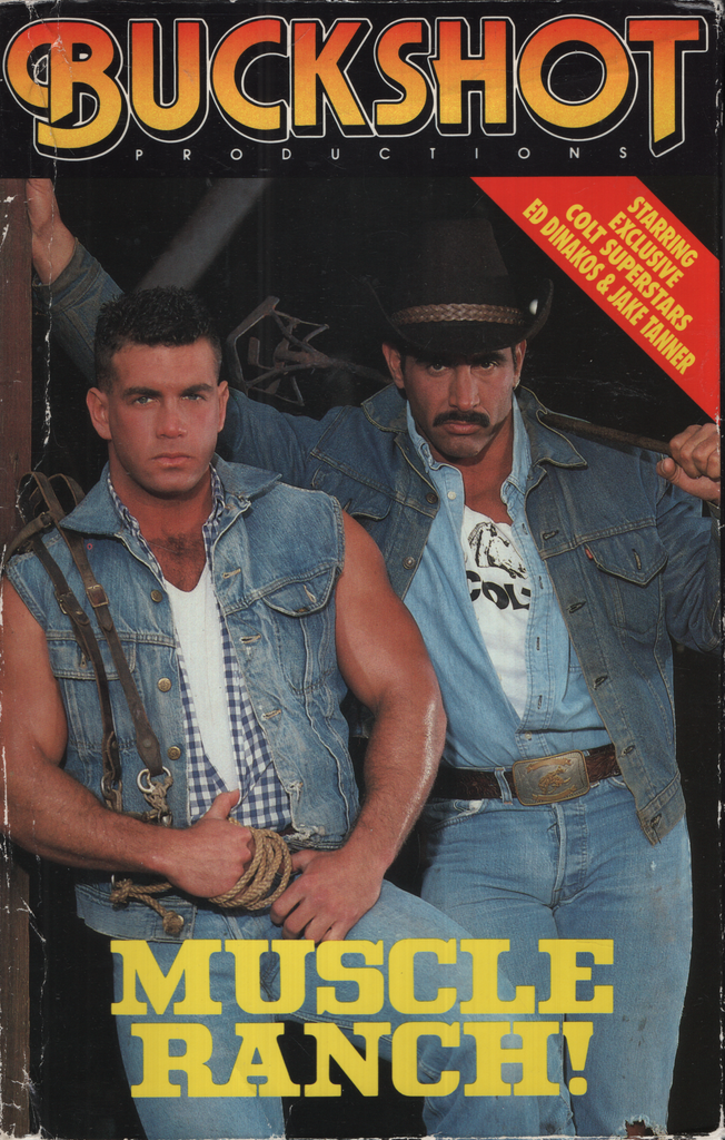 Muscle Ranch! Ed Dinakos Jake Tanner Colt Studio Gay VHS 1991 072224EBVHS