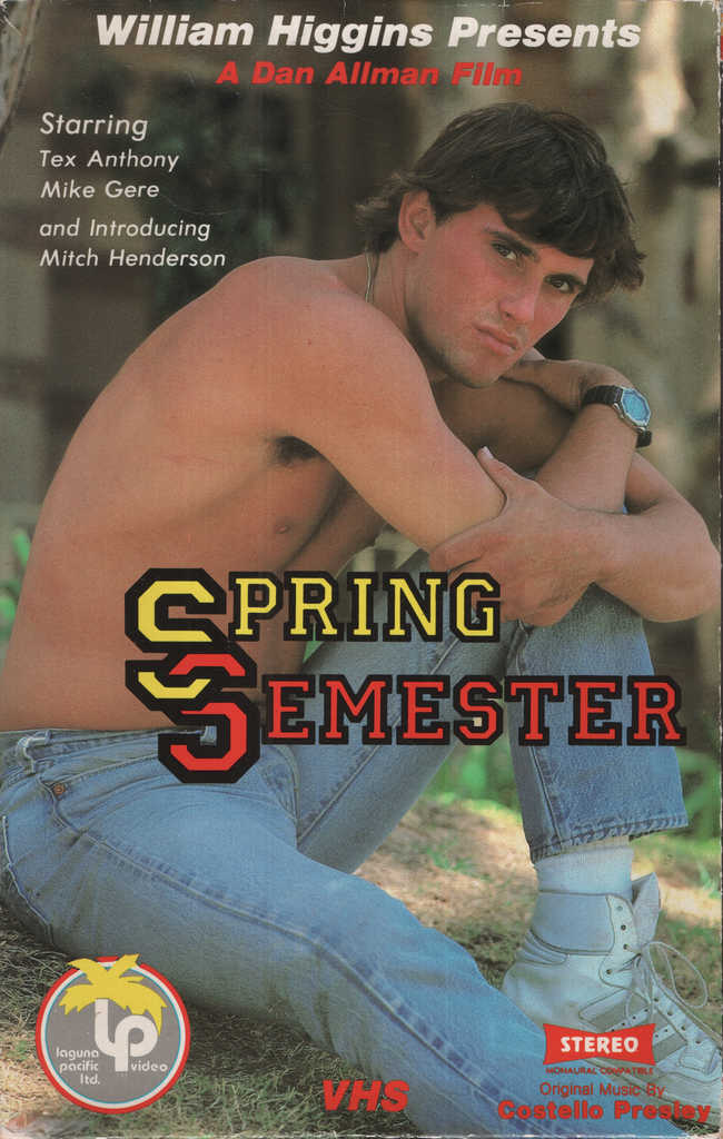 Spring Semester Tex Anthony Mark Gere Laguna Pacific Gay VHS 1985 072224EBVHS2