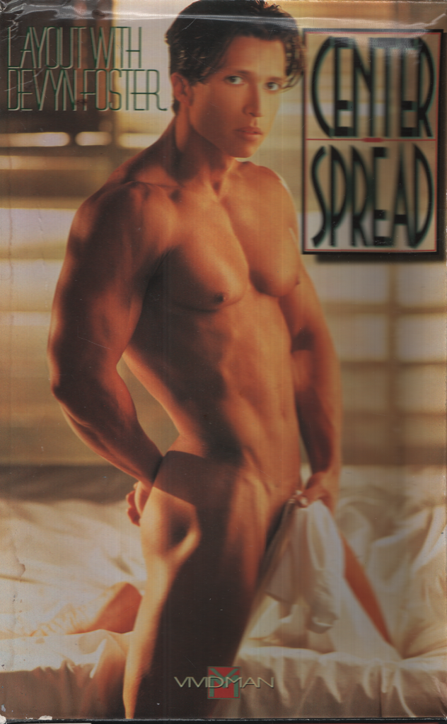 Center Spread Devyn Foster Scott Baldwin Vivid Video Gay VHS 072224EBVHS3