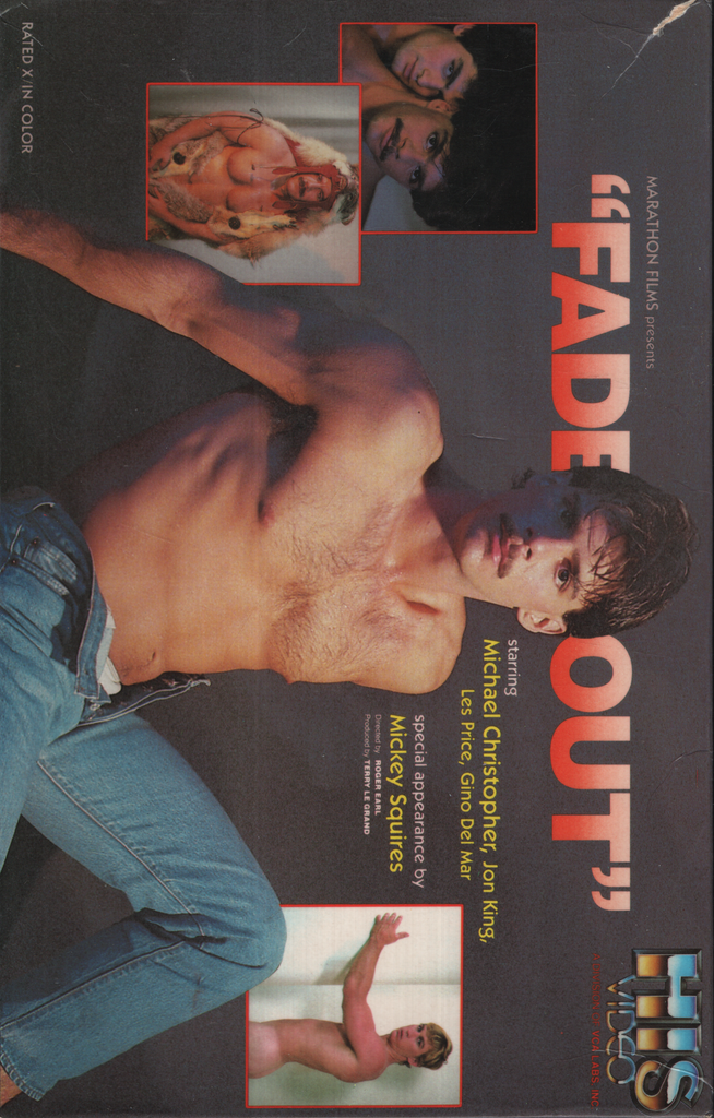 Fade Out Michael Christopher Jon King Marathon Films Gay VHS 1984 072224EBVHS2