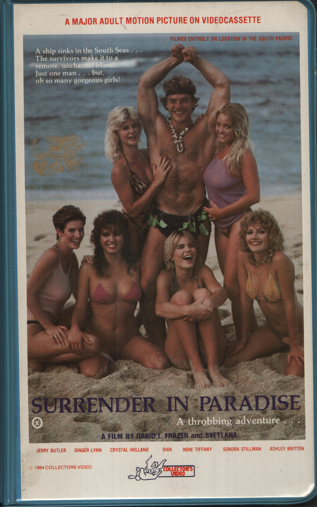 Surrender In Paradise Jerry Butler Ginger Lynn Collectors Video Straight VHS 1984 072924EBVHS2