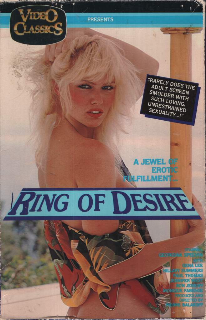 Ring Of Desire Georgina Spelvin Gena Lee Essex Video Bisexual VHS 1984 072924EBVHS2
