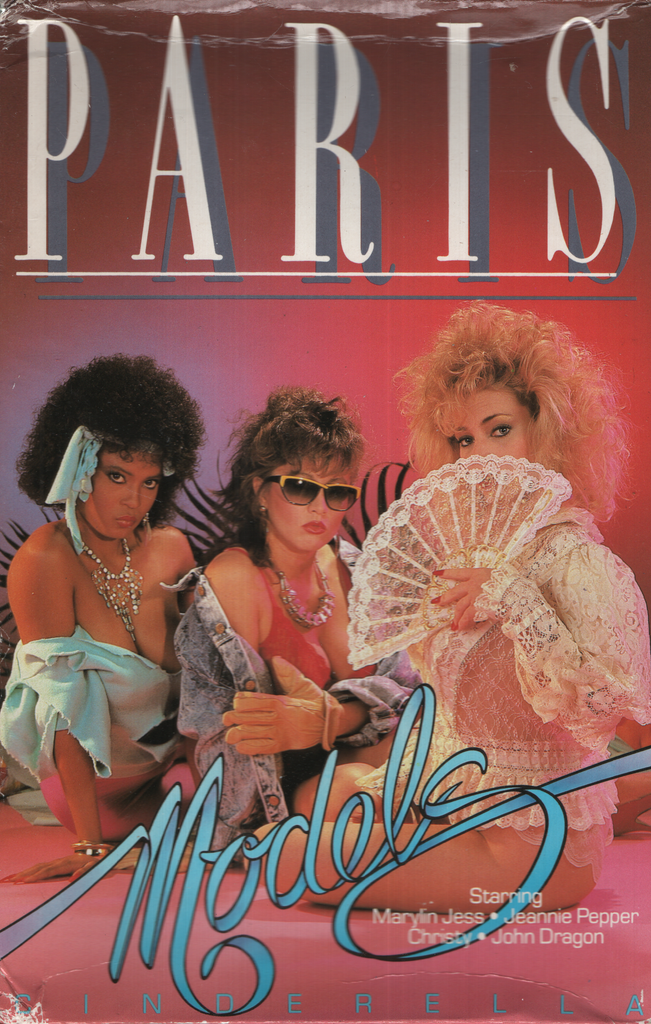 Paris Models Marylin Jess Jeannie Pepper Cinderella Distributors Bisexual VHS 1987 081424EBVHS