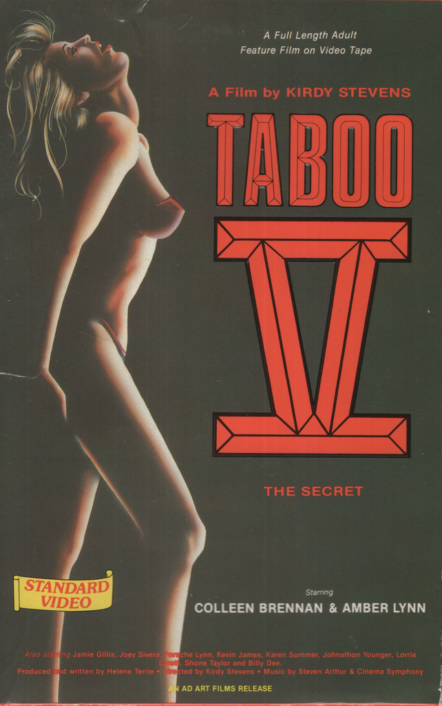 Taboo V The Secret Colleen Brennan Amber Lynn Standard Video Bisexual VHS 1986 081624EBVHS