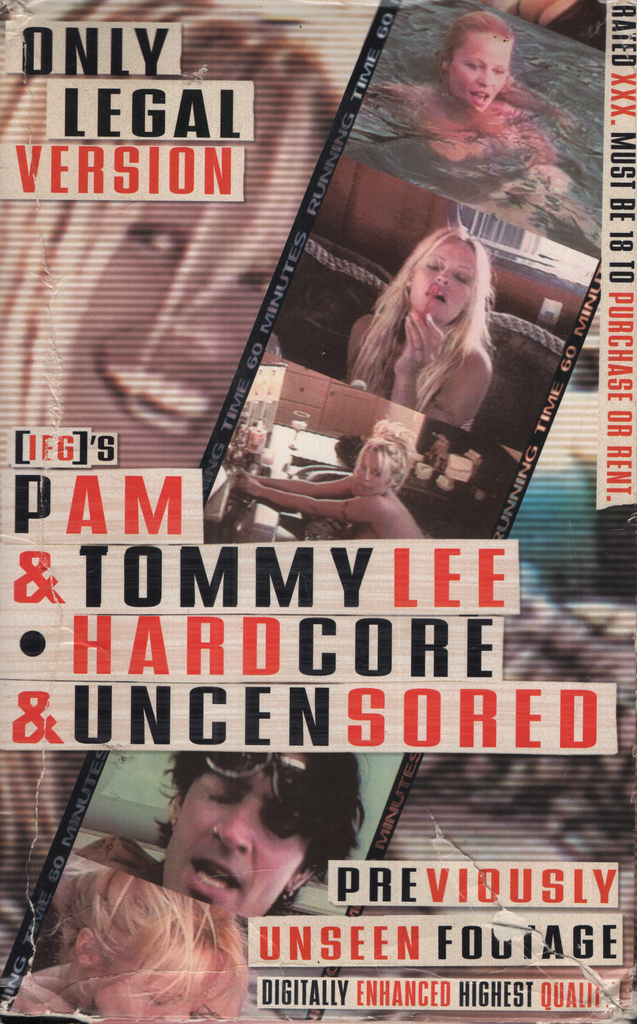 Pam & Tommy Lee Hardcore & Uncensored IEG Straight VHS 081924EBVHS2