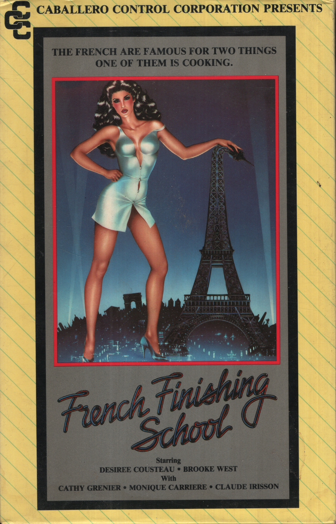 French Finishing School Desiree Cousteau Brooke West Reel Pleasure Unlimited Straight VHS 1981 082224EBVHS