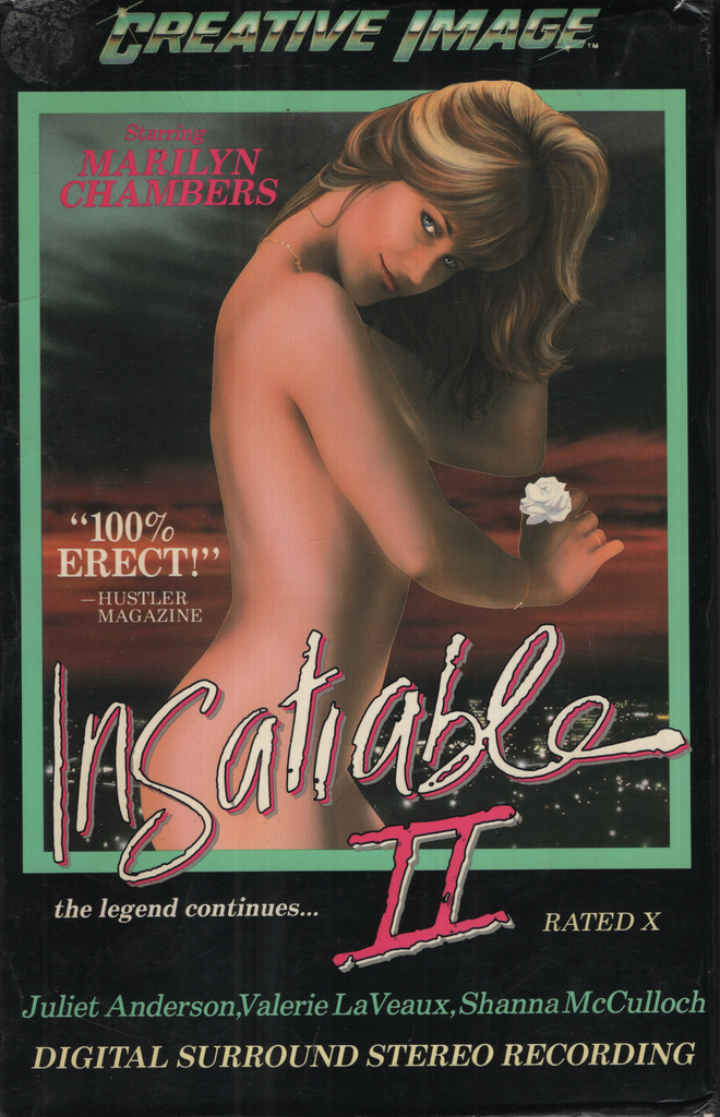 Insatiable II Marilyn Chambers Juliet Anderson Image Entertainment Straight Betamax 1984 082224EBVHS