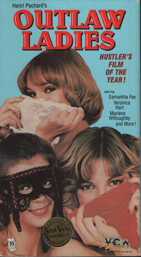 Outlaw Ladies Samantha Fox Veronica Hart United Amusement Bisexual VHS 1981 090624EBVHS2