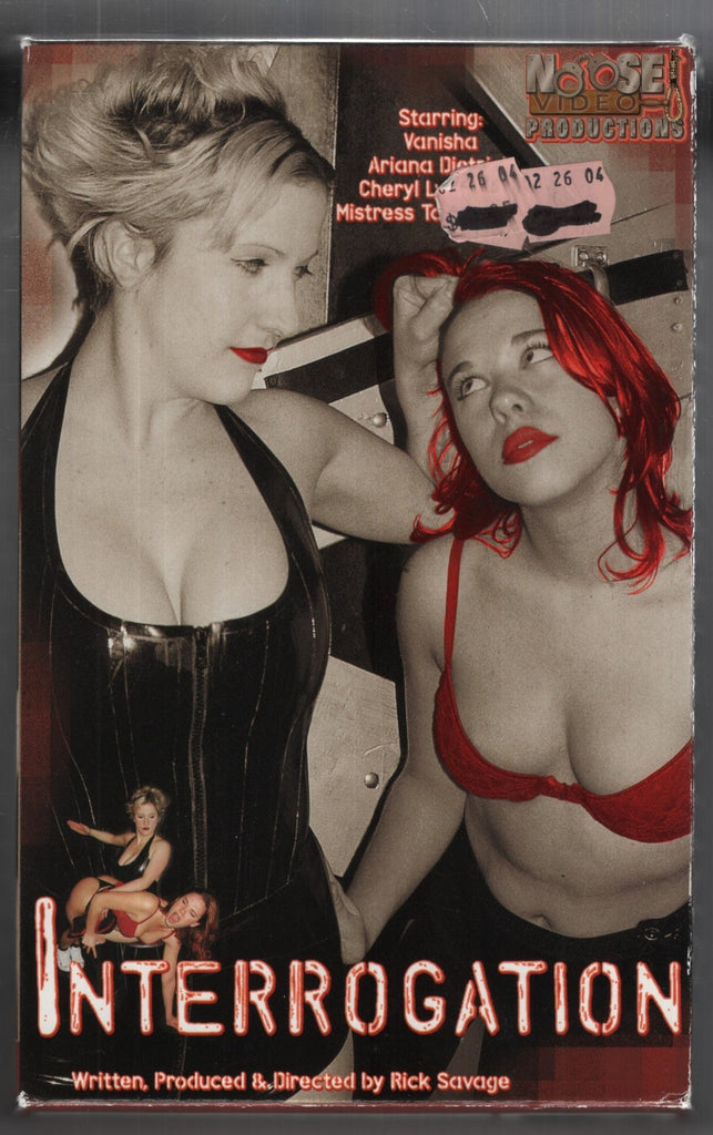 The Interrogation Noose Video Productions VHS 2002 Vanisha Ariana Dietrich 112224DMVHS2