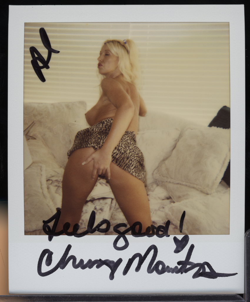 Chrissy Mountjoy Pornstar Autographed 3.5x4.25" Polaroid Photo w/COA WWE28-222