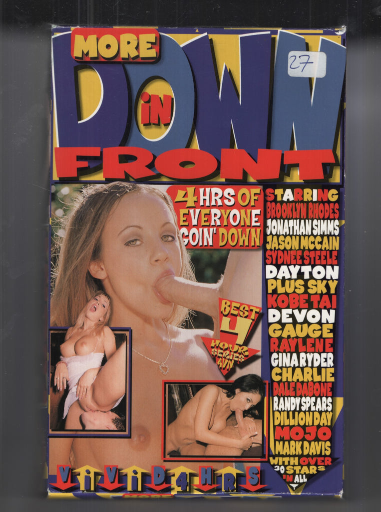 More Down In Front Vivid VHS 2000 Brooklyn Rhodes Jonathan Simms 051425CBVHS