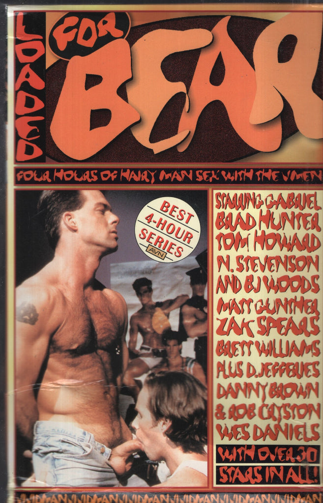 Loaded For Bear Vivid Video Gay VHS 1995 Gabriel Brad Hunter Tom Howard 051525CBVHS