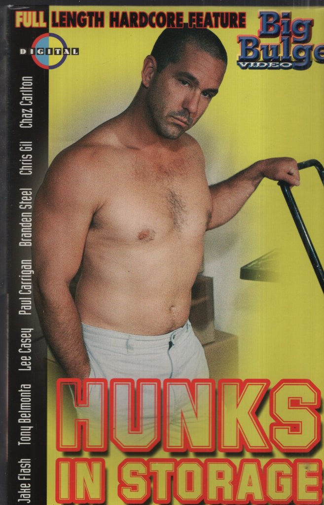 Hunks In Storage Big Bulge Video Gay VHS 2001 Chaz Carlton Chris Gil 051625CBVHS3