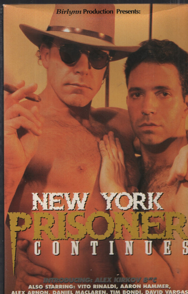 New York Prisoner Continues Birlynn Production Gay VHS 1995 Alex Kirkov Vito Rinaldi 051625CBVHS3