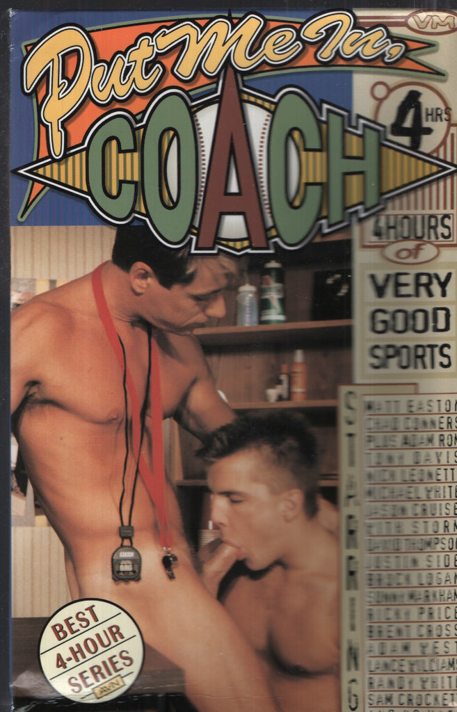 Put Me In Coach Vivid Video Gay VHS 1995 Matt Easton Chad Conners 051525CBVHS