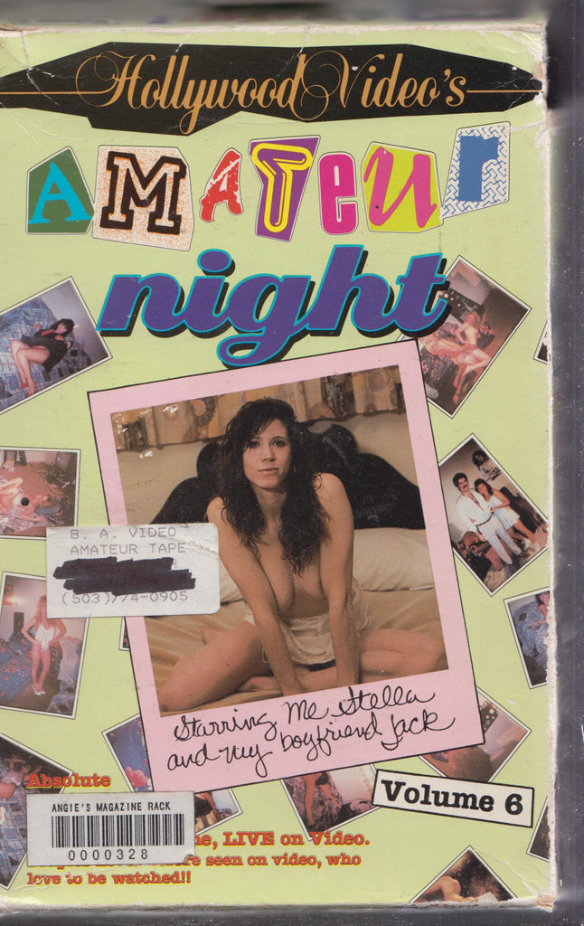 Amateur Night #6 Stella Hollywood Videos 90min VHS 073125AVHS