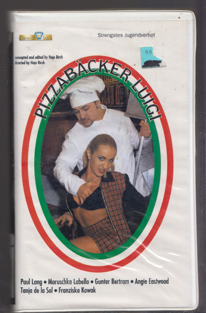 Pizzabäcker Luigi starring Paul Lang Maruschka Labello Gunter Bertram United Movie Production German Adult VHS 080125AVHS