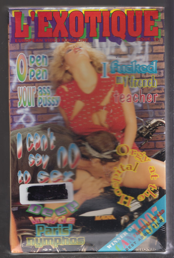 L'exotique #19 European Video Magazine Adult VHS Genesis Publishing 080125AVHS2