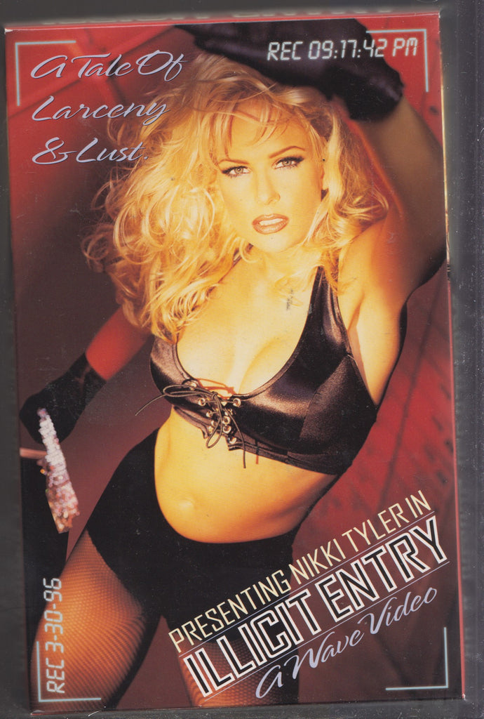 Illicit Entry Starring Nikki Tyler Sindee Coxxx Monique DeMoan Adult VHS Wave Features 080125AVHS3