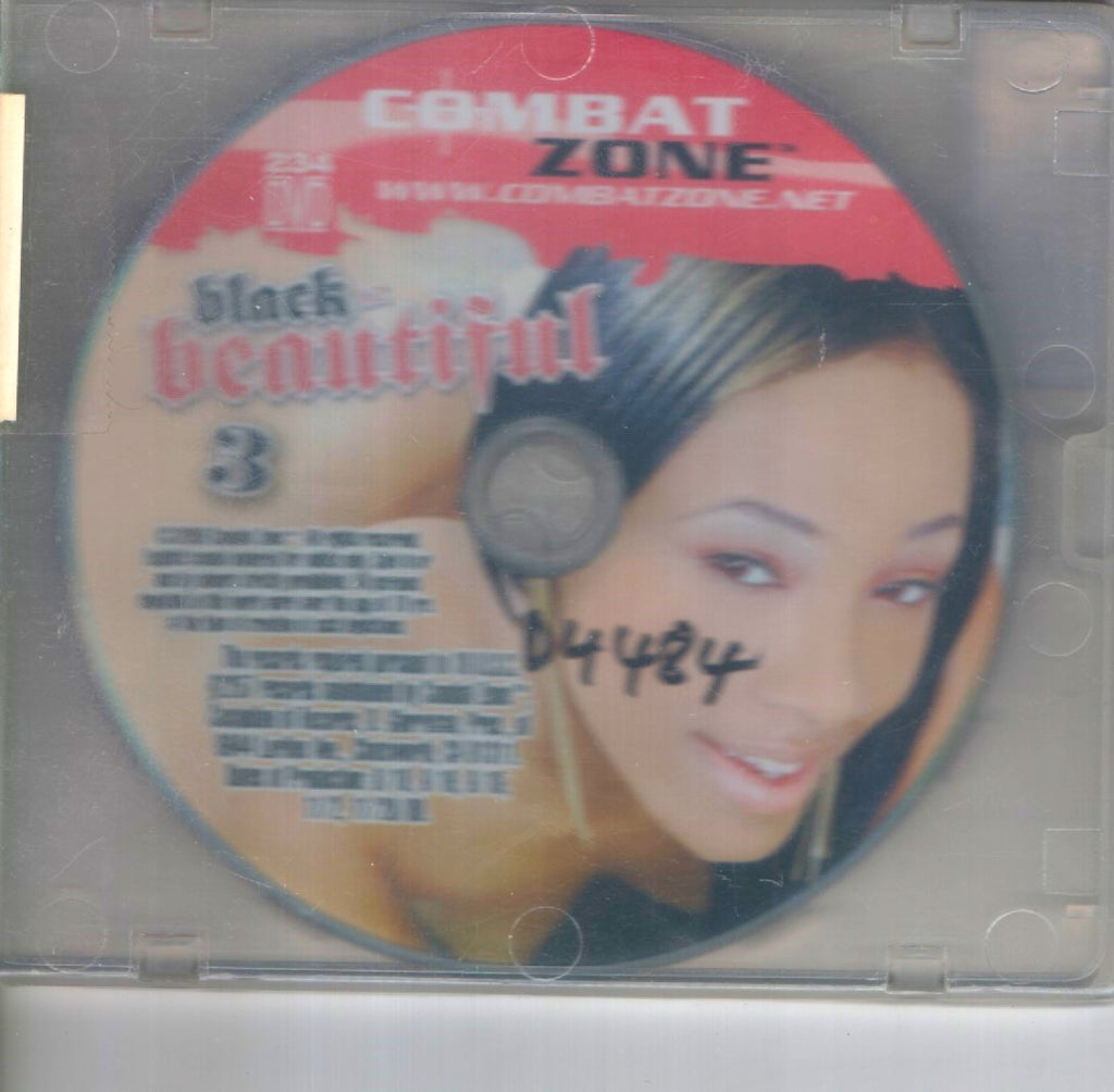 Black Iz Beautiful #3  - No Case or Cover Art - Adult DVD Combat Zone 081425ADVD-A
