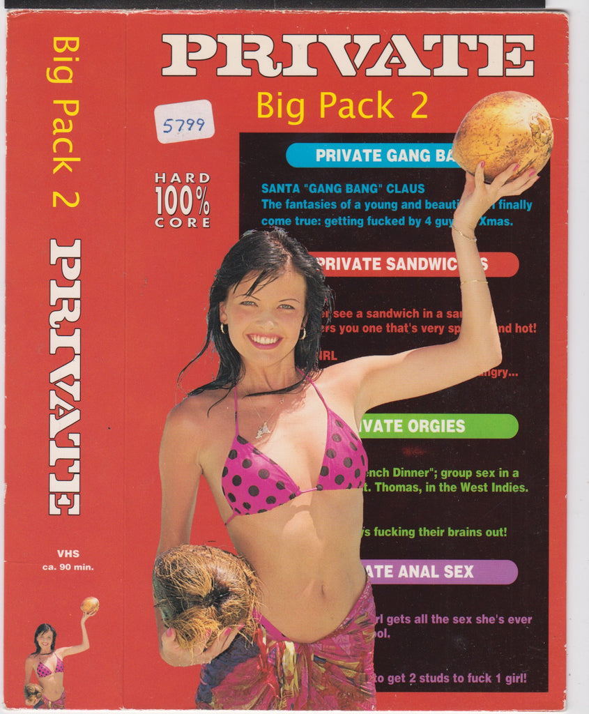 Big Pak 2 Private Gang Bangs Private Sandwiches Private Orgies Adult VHS Private 040226NAVHS3-12