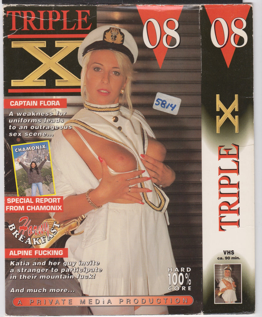 Triple X #8 Captain Flora Special Report From Chamonix Adult VHS Private 040226NAVHS2-6
