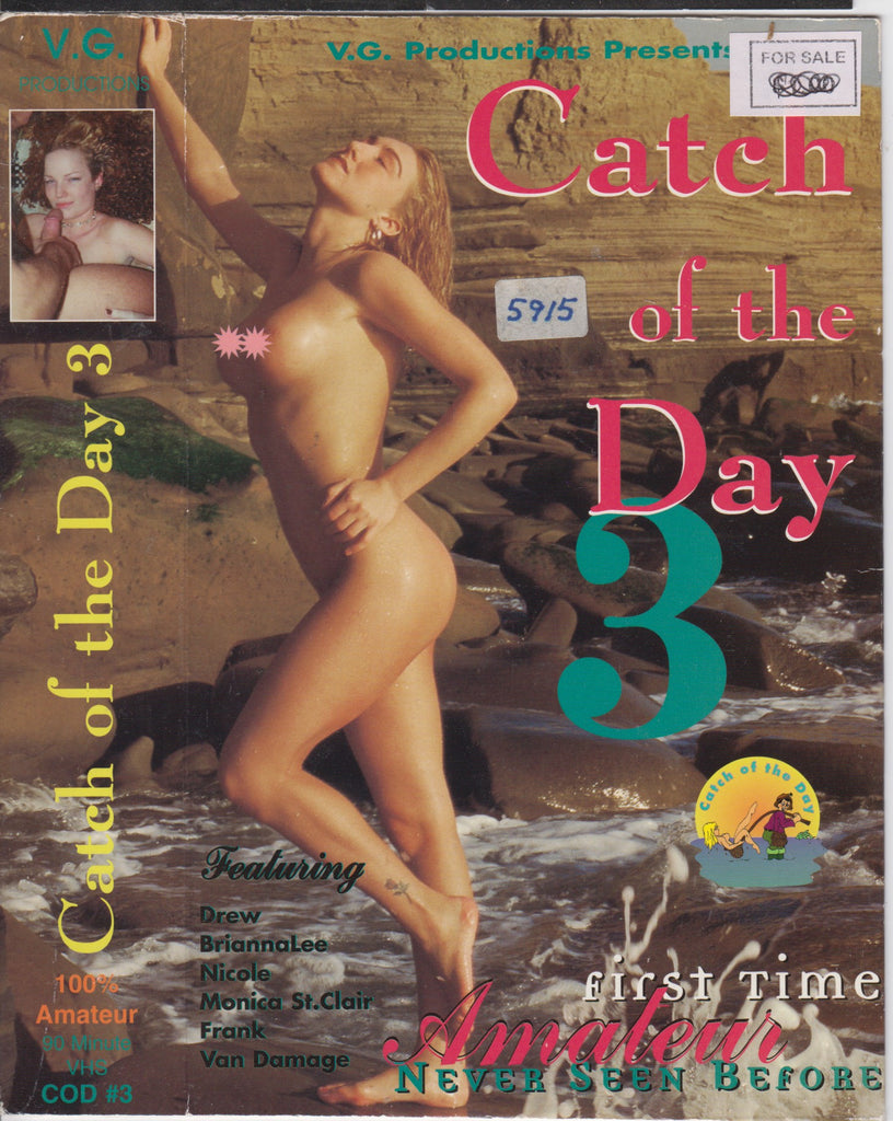 Catch of the Day 3 Drew Brianna Lee Nicole Monica St. Clair Adult VHS V.G. 042026NAVHS3-19