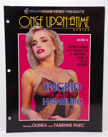 Olinka & Fabienne Parc in Once Upon a Time, Caballero 1984 Video Promo Slick Ad Sheet 061925WP-60