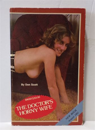 The Doctor's Horny Wife by Don Scott, Paperback Book 1981 Greenleaf DN351 080525WP-3