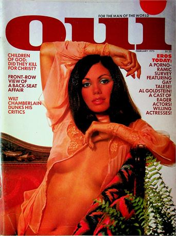 OUI Magazine Ft. Wilt Chamberlain & Al Goldstein February 1975 100925RP2-