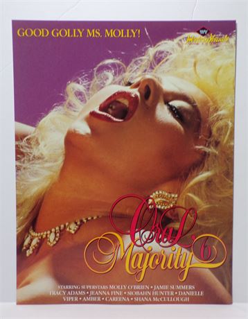 Molly O'Brian & Tracy Adams in Oral Majority 1980's Western Visuals Promo Slick Ad Sheet 061925WP-51
