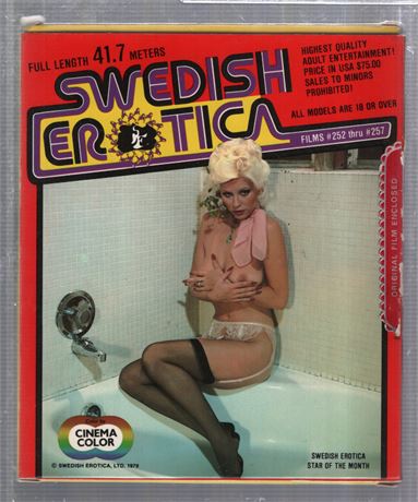 Swedish Erotica #252 Love Tub Super 8mm Film Reel 1979 Vintage John Holmes 070825CBVHS