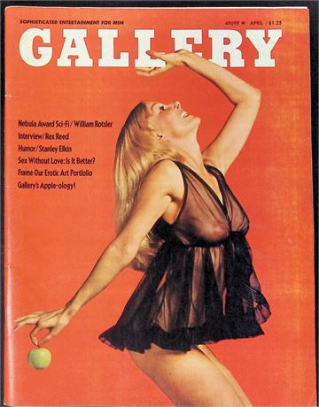 Gallery Magazine #12 ft. Rex Reed April 1974 111125AKP-7