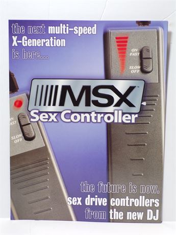 MSX Sex Controller for Bullet Sex Toys Doc Johnson Ad Slick Foldout 060425WP-35