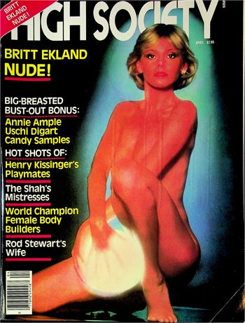 High Society Magazine Annie Ample & Henry Kissinger April 1981 052825RP