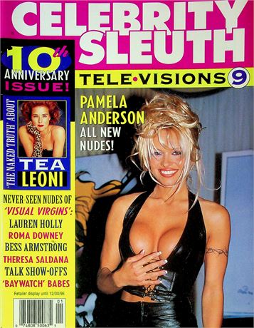 Celebrity Sleuth Magazine Tele Visions 9 Ft. Pamela Anderson Vol.10 No.1 061425RP