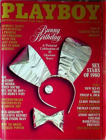 Playboy December 1980 Christmas Gala Issue, Iran, Sex Stars of the 80's 082325RP-