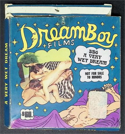 DreamBoy Films # 6 A Very Wet Dream Super 8mm Gay Film Reel Vintage 080425AVHS2