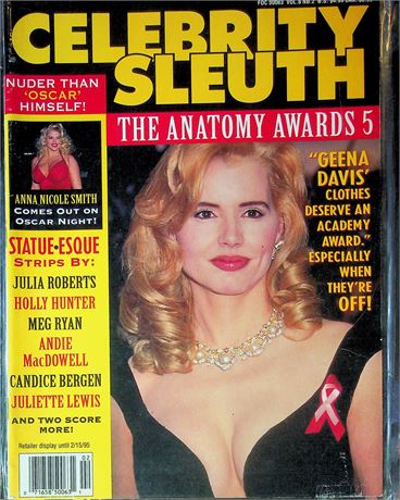 Celebrity Sleuth Magazine The Anatomy Awards 5 Ft. Geena Davis Vol.8 No.2 060325RP-