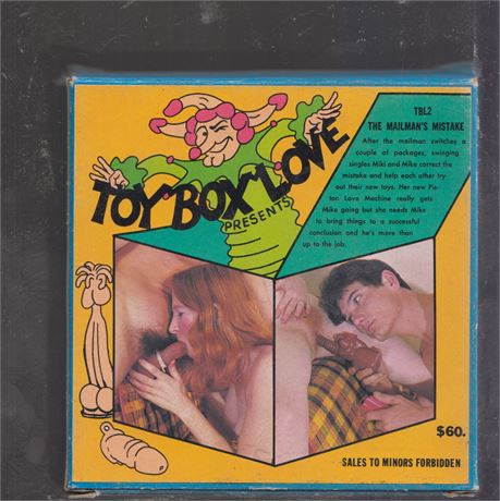 Toy Box Love #2 The Mailman's Mistake Regular 8mm Film Reel Vintage 072125AVHS2