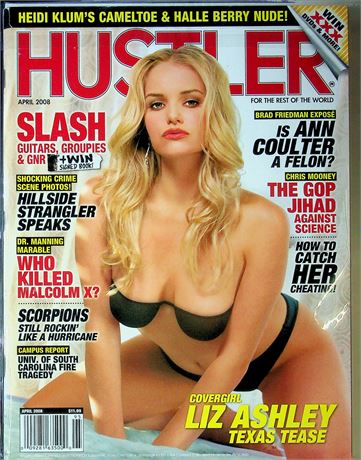 Hustler Magazine Ft. Liz Ashley & Slash April 2008 100925RP-
