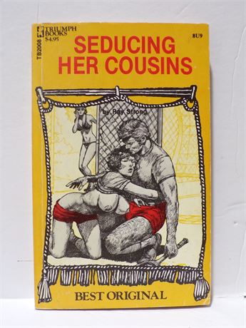 Seducing Her Cousins by Ray Strong, Paperback Book 1970's Greenleaf Triumph TB2008 072825WP-85