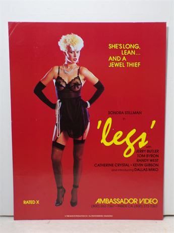 Sondra Stillman in Legs, Ambassador/Santa Fe 1985 Promo Slick Ad Sheet 051925WP-46