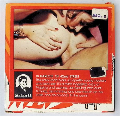 Satan II #18 Harlots of 42nd Street Reg 8mm Film Reel Vintage 091225AVHS